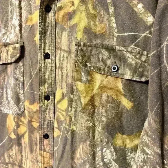 Mossy Oak Field Stream Full Camo Button Down - XL - Picture 1 of 6